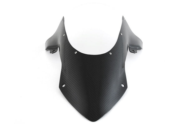 Fullsix carbon windscreen for BMW S1000RR K67 2019-2024, transparent 245 twill glossy finish