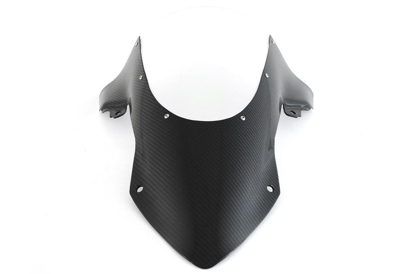 Fullsix carbon windscreen for BMW S1000RR K67 2019-2024, transparent 245 twill glossy finish