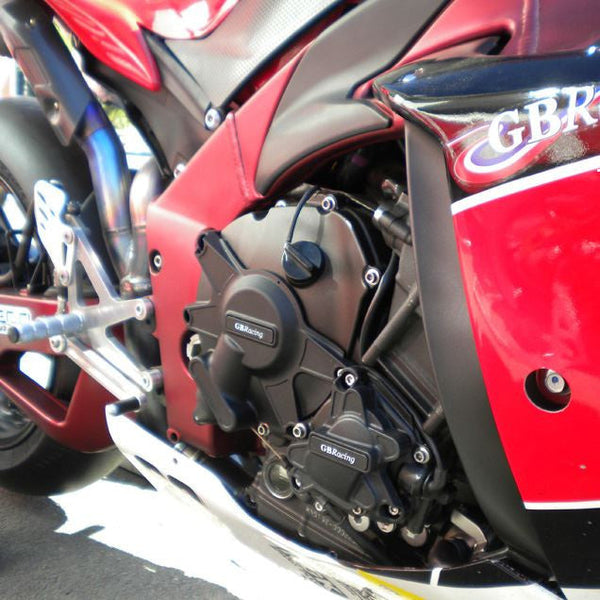 GBRacing engine cover protector complete set for Yamaha YZF-R1 2009–2014