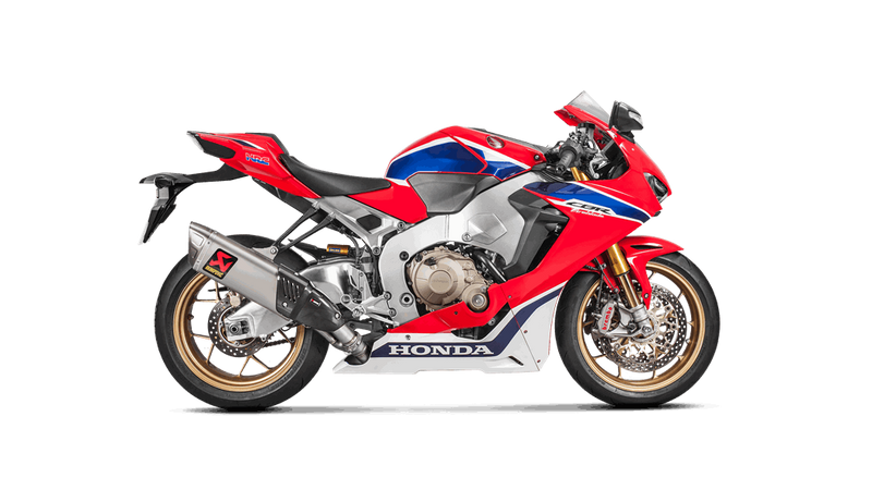 Akrapovic Slip-On Line titanium silencer on Honda CBR1000RR SC77