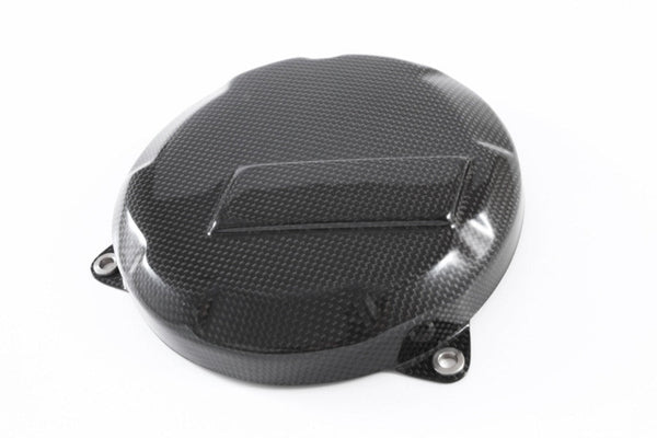 Fullsix Carbon RACE clutch cover for Ducati Panigale 1199 in glossy carbon fibre