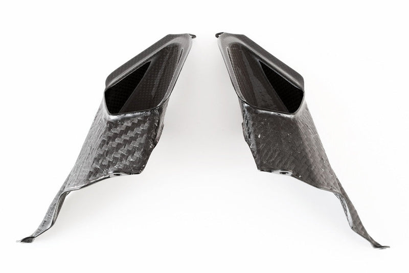 Fullsix carbon rear seat air intakes for Ducati Panigale 1199 in gloss finish