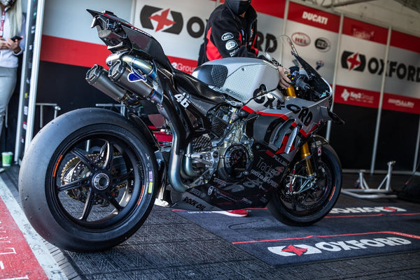 Termignoni D200 RHT stainless full exhaust system on Ducati Panigale V4 R