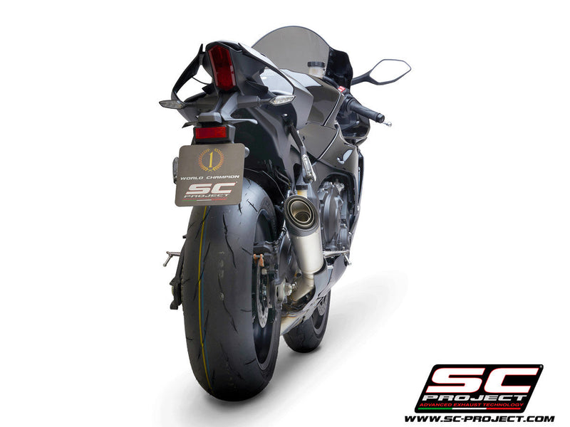 SC-Project S1 titanium slip-on silencer Yamaha YZF-R1 RN49 2017-2019 Y11B-T41T