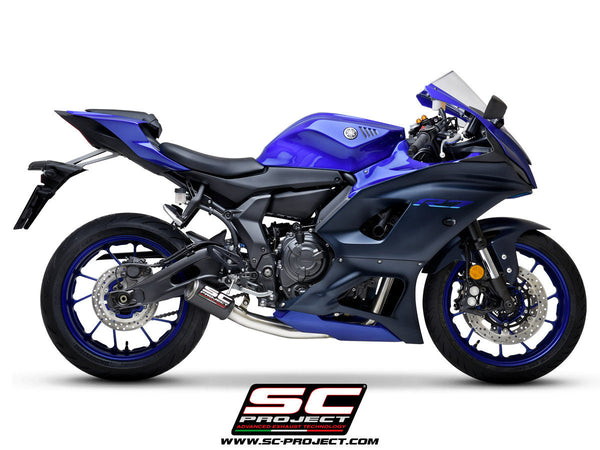 SC-Project RACE CR-T full exhaust system Yamaha YZF-R7 titanium carbon