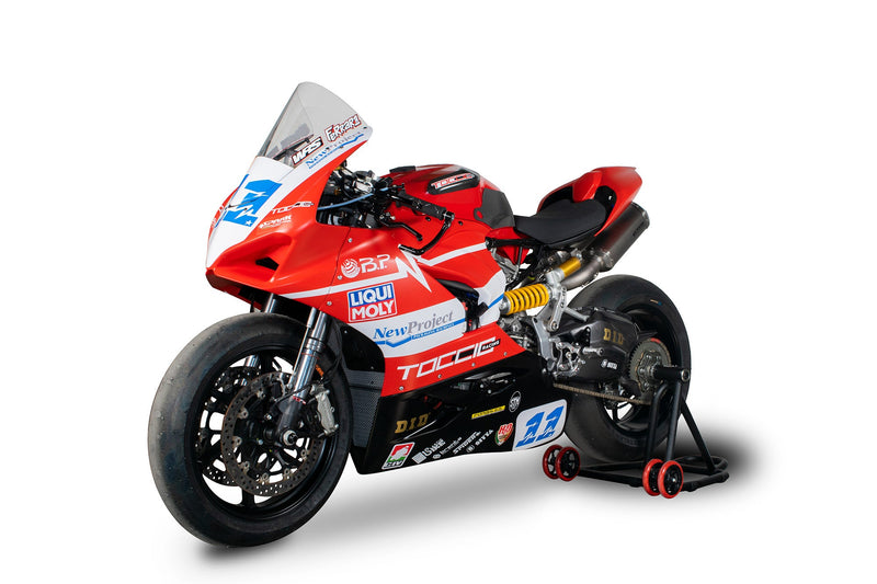 Spark Exhaust GDU8836 SSP titanium full exhaust system on Ducati Panigale V2 955