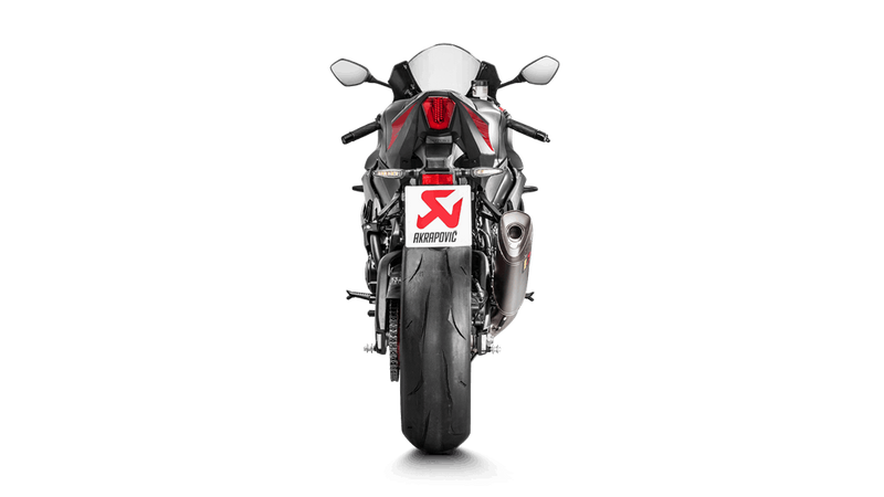 Akrapovic Evolution Line titanium full exhaust system on Suzuki GSX-R 1000 2017-2023