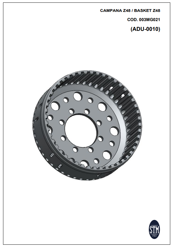 STM EVO SBK dry clutch conversion kit for Ducati Panigale V2 955, part KTT-2500
