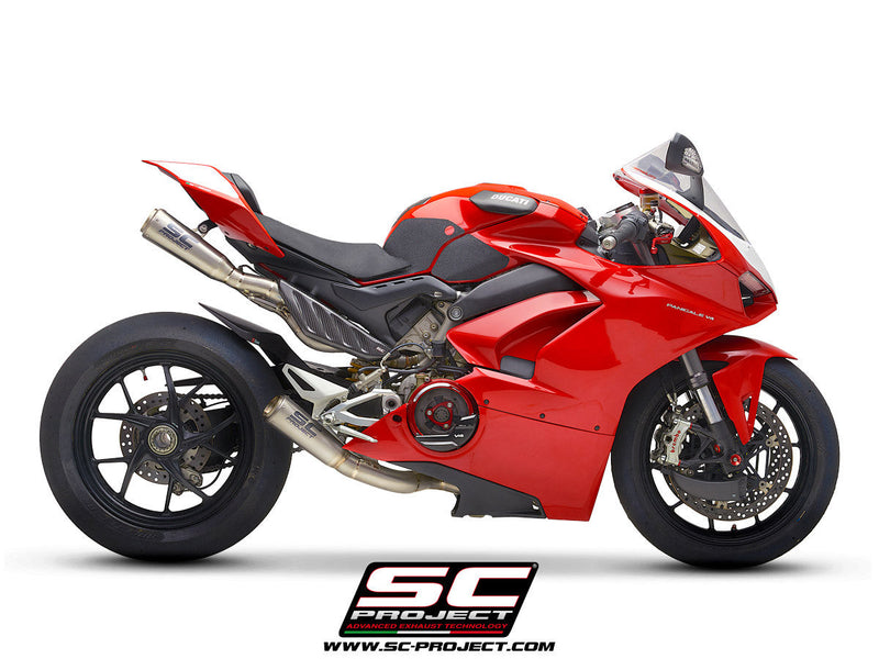 SC-Project S1-GP titanium full exhaust system Ducati Panigale V4/S D26A-TC43T
