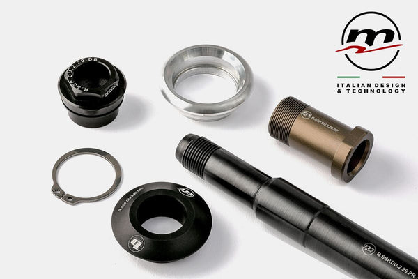 Melotti Racing front axle quick-change kit for Ducati Panigale V2 955 2020-2024