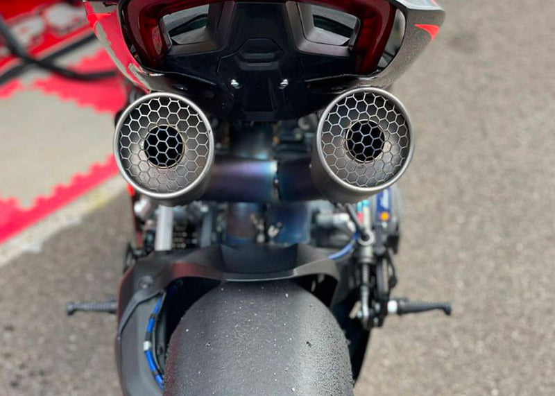 Spark Exhaust GDU8832 titanium full system exhaust on Ducati Panigale V2 955