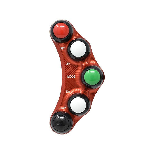 JetPrime JP PLSR 004 race left handlebar switch for Kawasaki ZX-10 R/RR in black