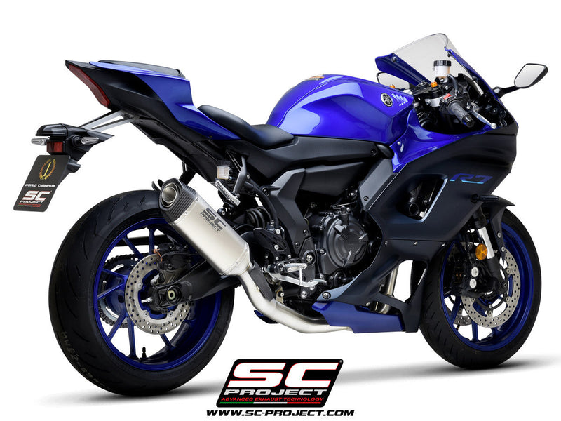 SC-Project SC1-S full exhaust system for Yamaha YZF-R7 2021-2025