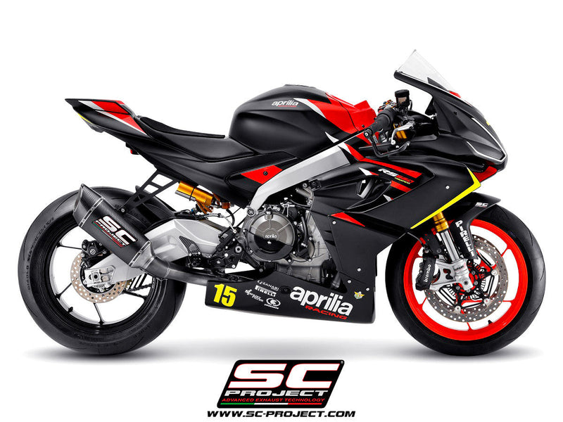 SC-Project Trofeo SC1-R 2-1 full exhaust system in titanium for Aprilia RS 660