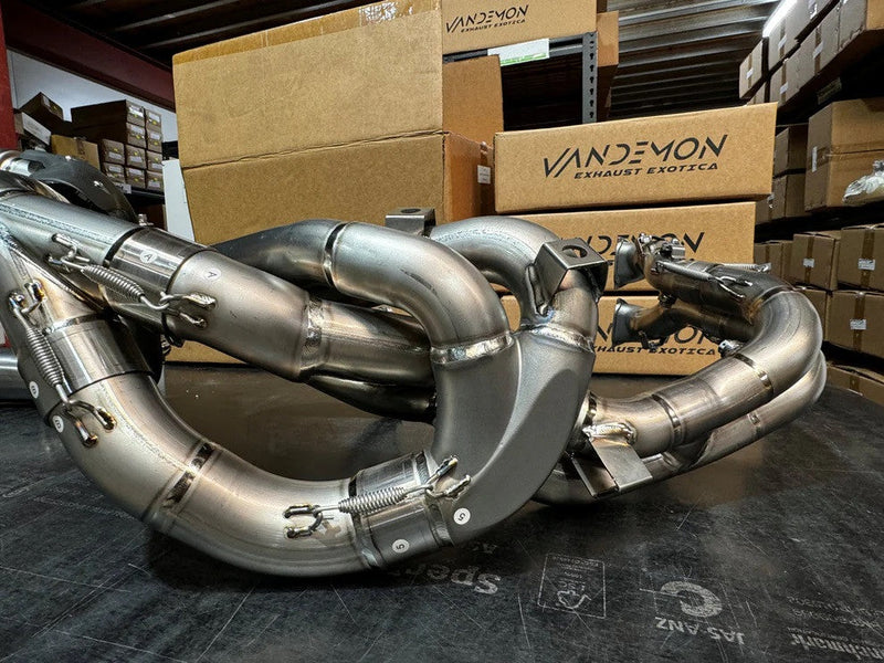 Vandemon High Titanium full exhaust system high mount for Ducati Panigale V4 V4 S V4 R 2018-2024