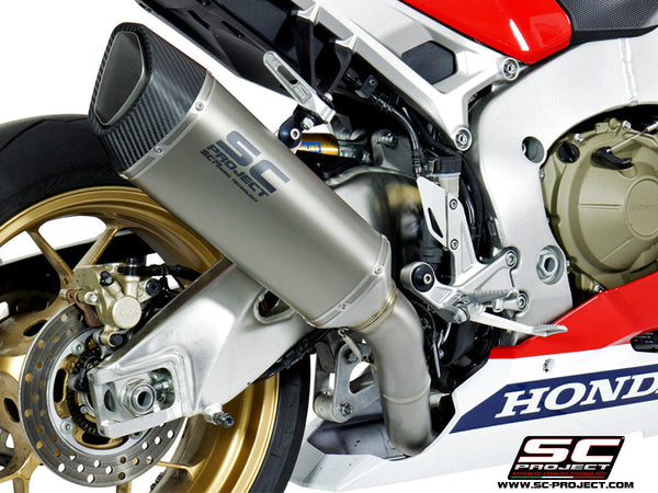 SC-Project SC1-R slip-on silencer Honda CBR 1000 RR 2017-2019 carbon titanium