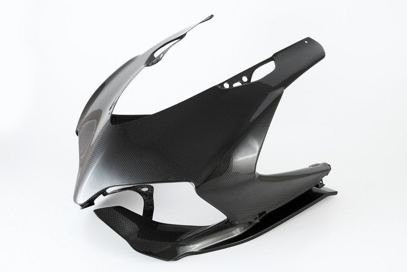 Fullsix carbon headlight fairing for Ducati Panigale 1199 in glossy 200 plain weave