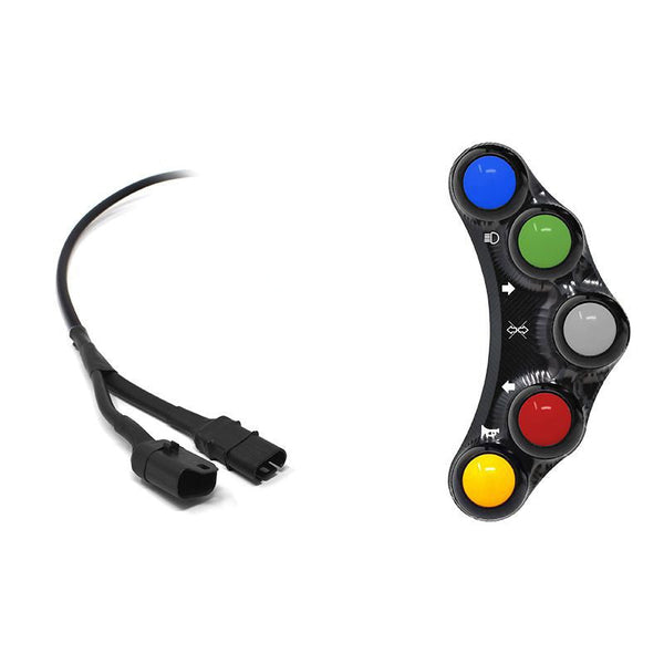 JetPrime Street Left Handlebar Switch for BMW S1000RR 2009-2014 in black — JP PLS 028
