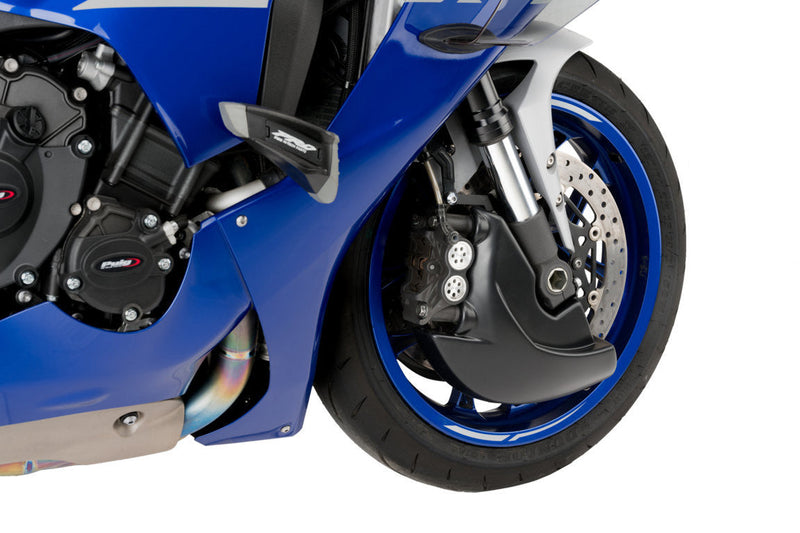 Puig brake caliper cooler 21453-J matte black for Yamaha YZF-R1 RN32 RN49 RN65
