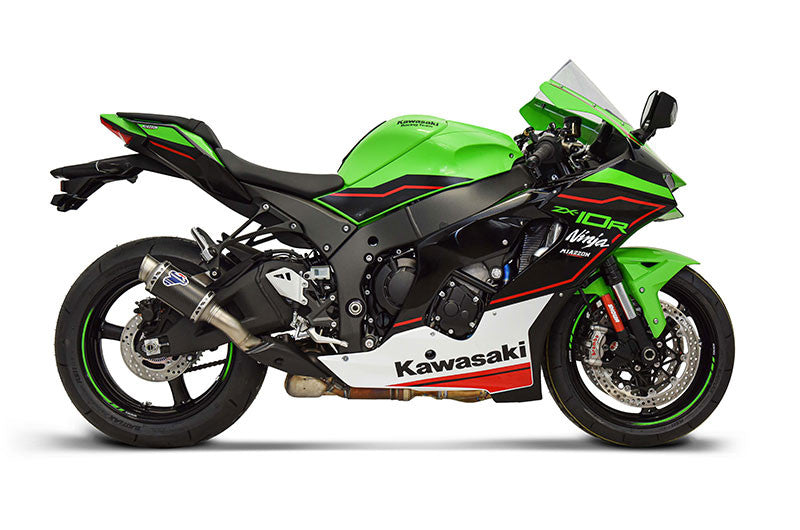 Termignoni GP-Classic carbon stainless slip-on silencer kit Kawasaki ZX-10 R ZX-10 RR 2021-2026