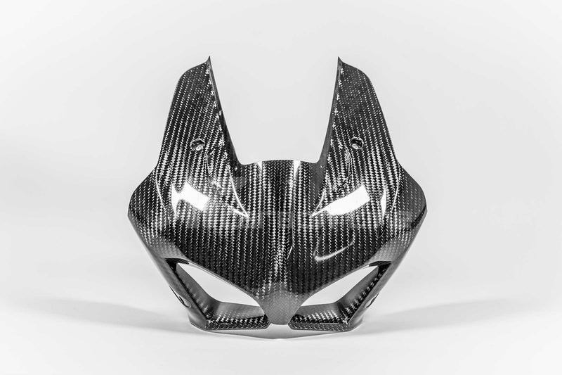 AP Carbon Line 400g twill carbon SBK front fairing mask for Ducati Panigale V4 V4S V4R 2022-2024