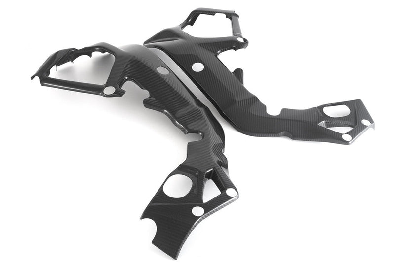 Fullsix carbon frame protection guard extension set for BMW S1000RR K46 2015-2018