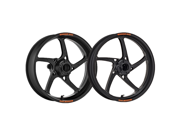OZ Piega R forged aluminium wheel set for Kawasaki ZX-6R 636 RR in anodised finish