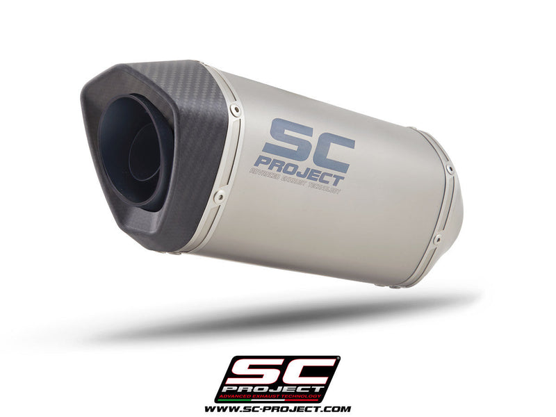 SC-Project SC1-S slip-on silencer for BMW S1000RR K67 2020-2022 carbon and titanium