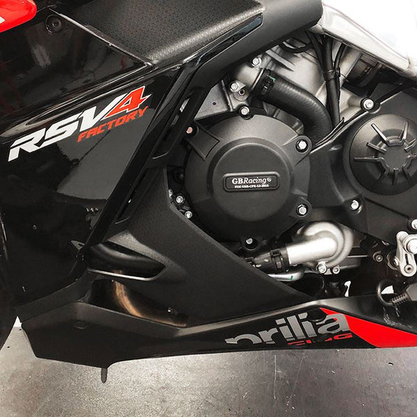 GBRacing alternator cover for Aprilia RSV4 1100 Factory 2021–2024