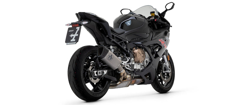 Arrow Pista Titanium slip-on silencer with carbon end cap for BMW M1000RR K66