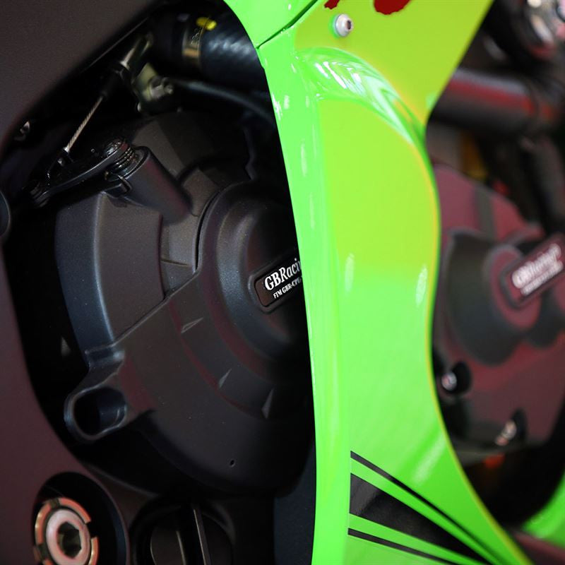 GBRacing engine cover protector complete set for Kawasaki ZX-10 R and ZX-10 RR 2011–2020