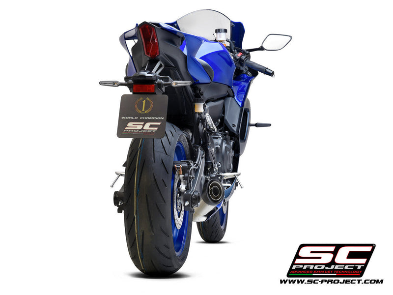 SC-Project RACE S1 titanium full exhaust system for Yamaha YZF-R7 2021-2025