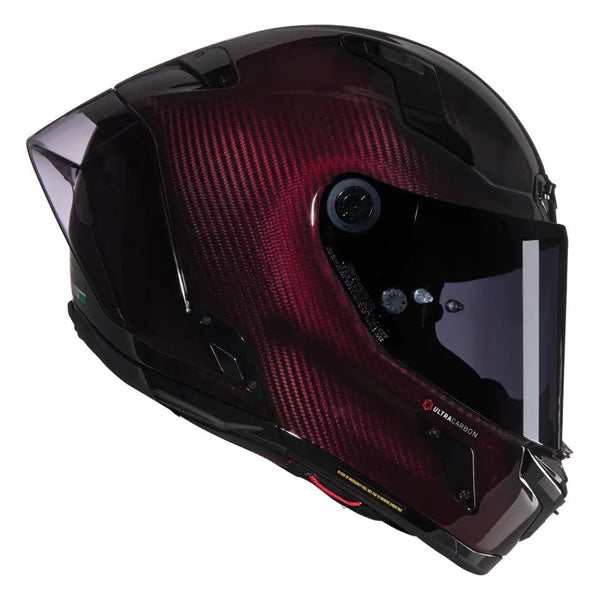 Nolan X-804 RS Ultra Carbon full-face helmet in Glossy Rot Liquido 326