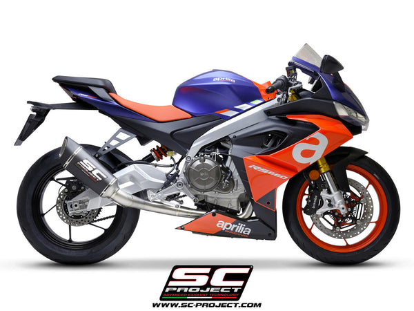 SC-Project Trofeo SC1-R 2-1 full exhaust system in titanium for Aprilia RS 660