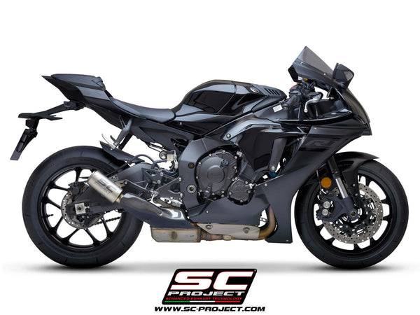 SC-Project CR-T slip-on silencer Yamaha YZF-R1 RN49 titanium finish Y11B-T36TR