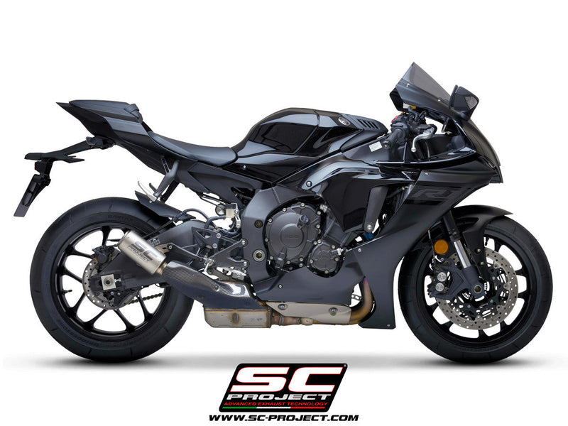 SC-Project CR-T slip-on silencer Yamaha YZF-R1 RN49 titanium finish Y11B-T36TR