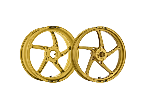 OZ Piega R forged aluminium wheel set for Ducati Panigale V2 955 in techno black anodised finish