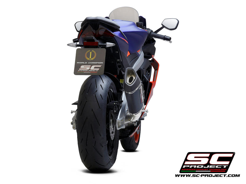 SC-Project Trofeo SC1-R 2-1 full exhaust system in titanium for Aprilia RS 660