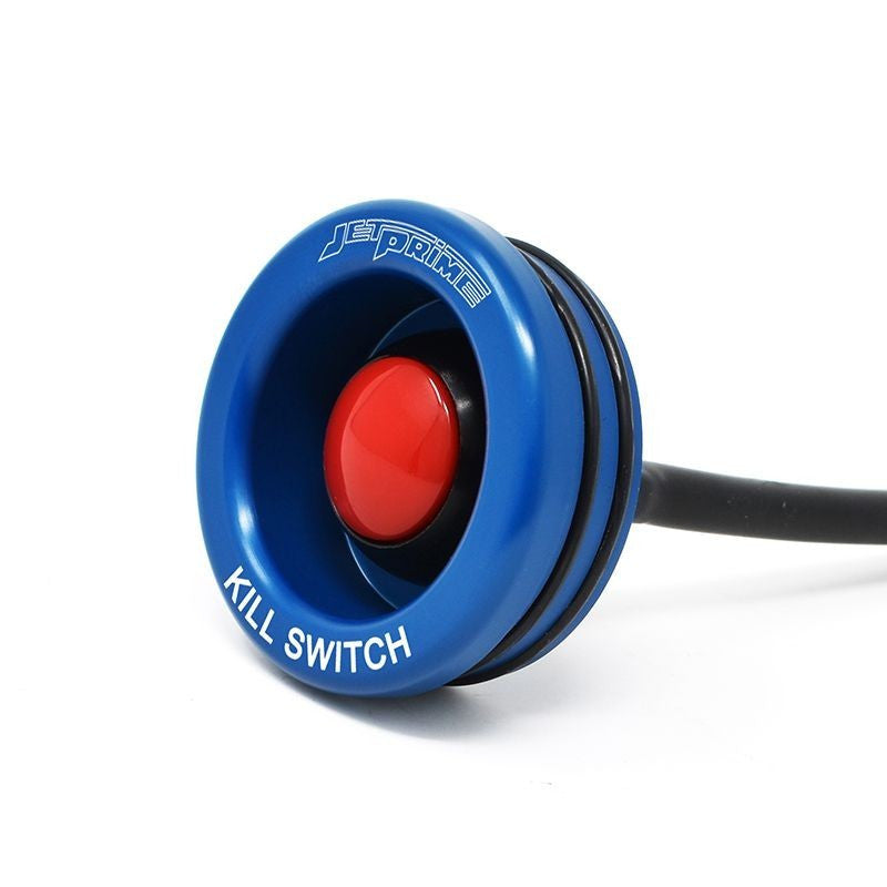JetPrime JP KS 015 kill switch button for Yamaha YZF-R3 in titanium finish