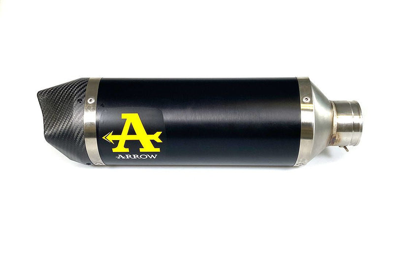 Arrow Race-Tech 71906AKN slip-on silencer dark aluminium carbon end cap Aprilia RSV4 1100 Factory
