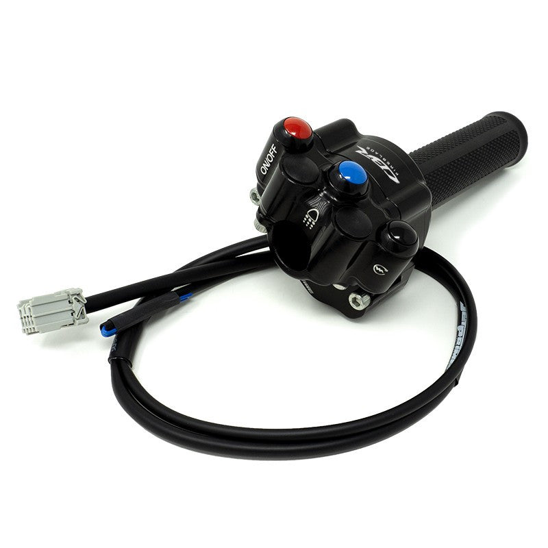 JetPrime CNC aluminium throttle housing Honda CBR 1000 RR SC77 black anodised JP ACC 017