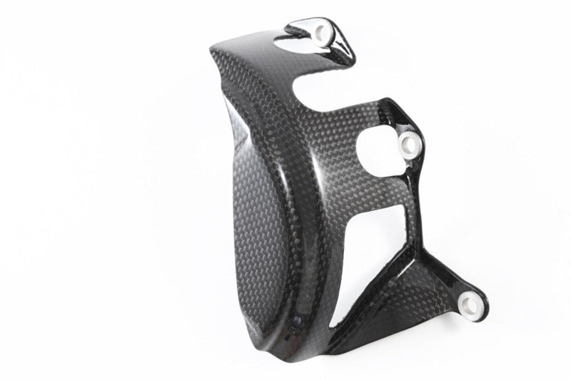 Fullsix carbon alternator cover for Ducati Panigale V2 955, glossy 200 plain weave finish