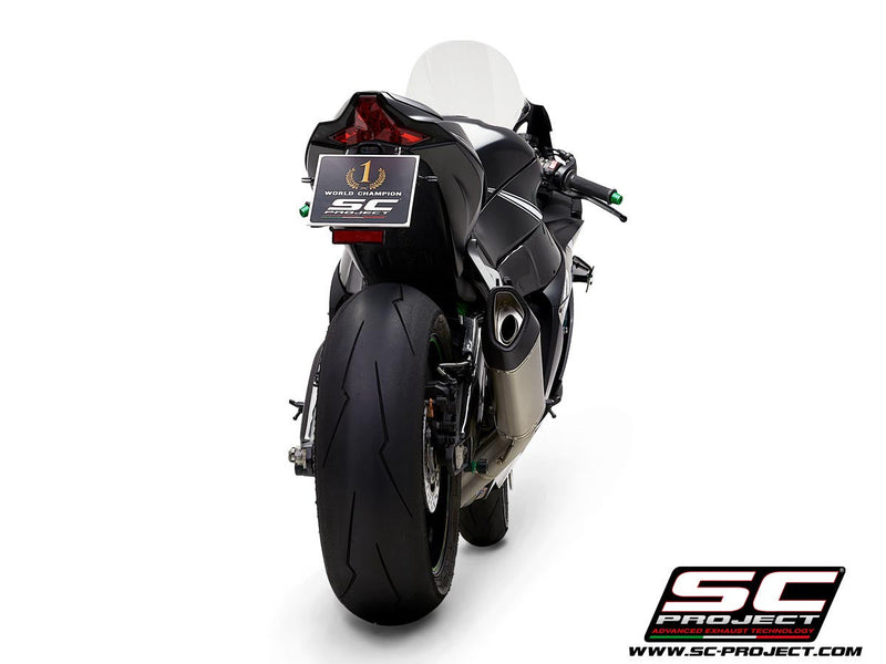 SC-Project SC1-R slip-on silencer for Kawasaki ZX-10 R/RR 2016-2020 carbon titanium K22A-DET91