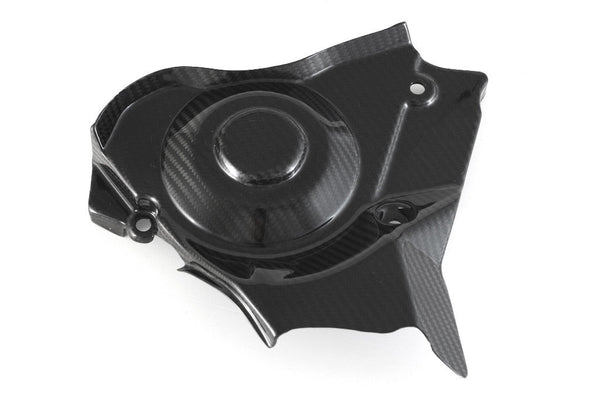 Fullsix carbon sprocket cover for Aprilia RSV4 RR RF 1100 Factory 2009–2020, 245 twill weave