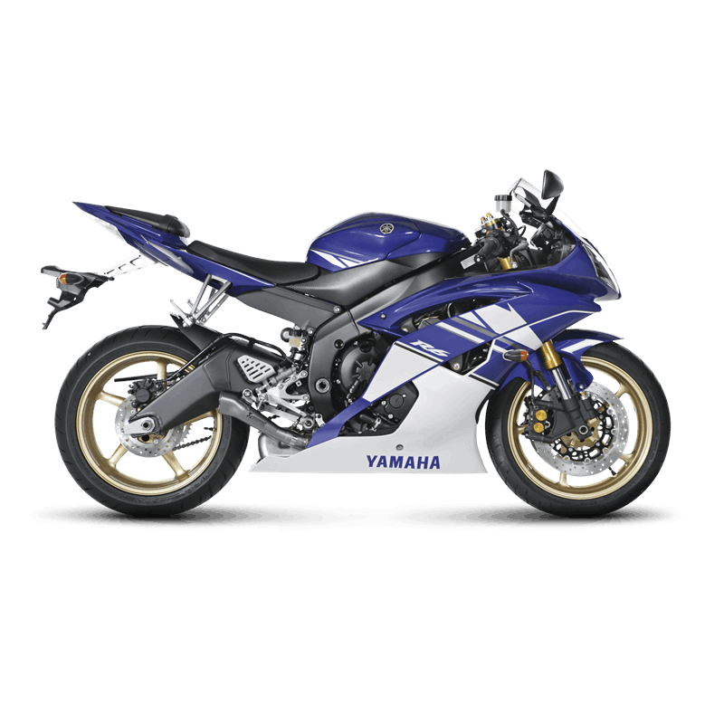 Akrapovic Slip-On Line Titanium silencer Yamaha YZF-R6 Megaphone GP 1