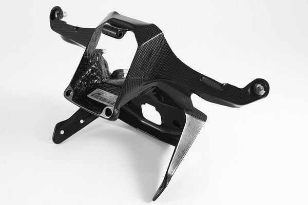 Fullsix carbon headlight holder for Ducati Panigale 1199 in glossy 200 Plain weave