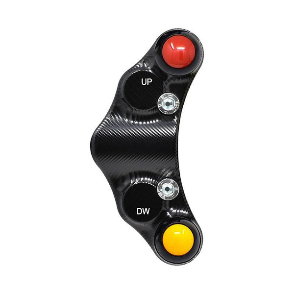 JetPrime Street left handlebar switch for Ducati Panigale 959 2016-2019 in black, JP PLS 005