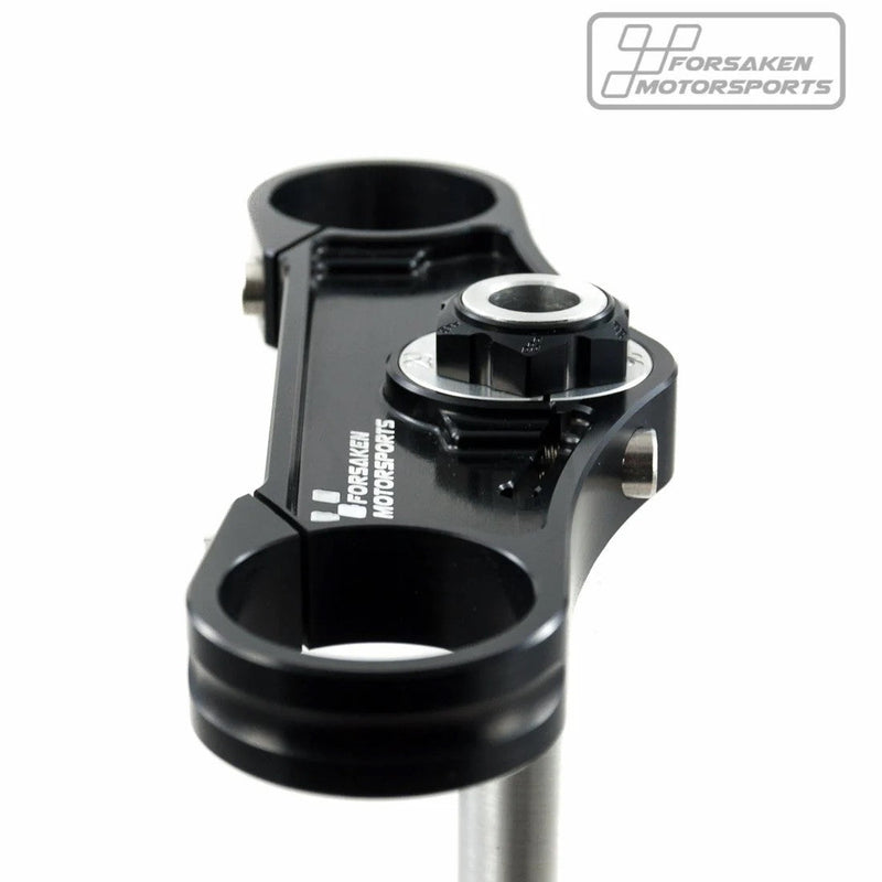 Forsaken Motorsport black anodised triple clamp for BMW S1000RR K46 2009–2014