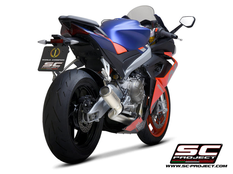 SC-Project CR-T 2-1 stainless steel full exhaust system for Aprilia RS 660