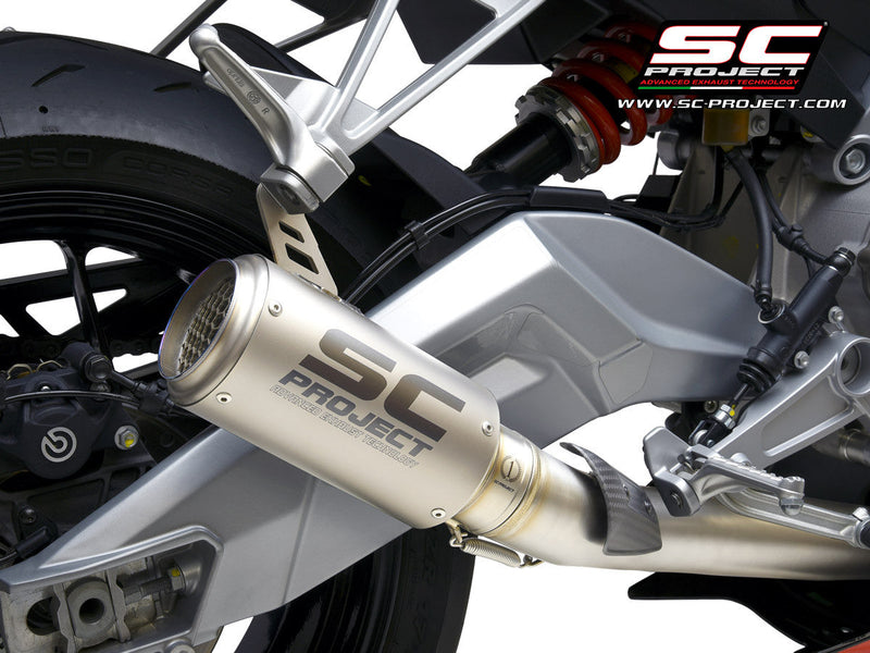SC-Project CR-T 2-1 stainless steel full exhaust system for Aprilia RS 660